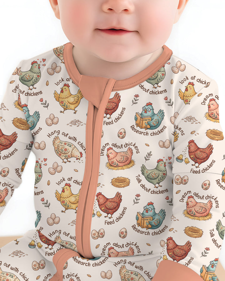 Chicken Lover Bamboo Convertible Zippy
