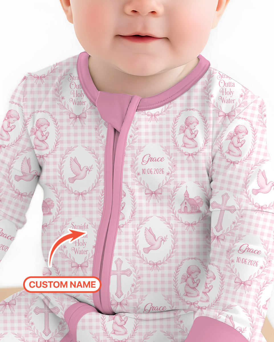 Gerippte Babykleidung mit individuellem Foto - Weich &amp; Skizzenhaft