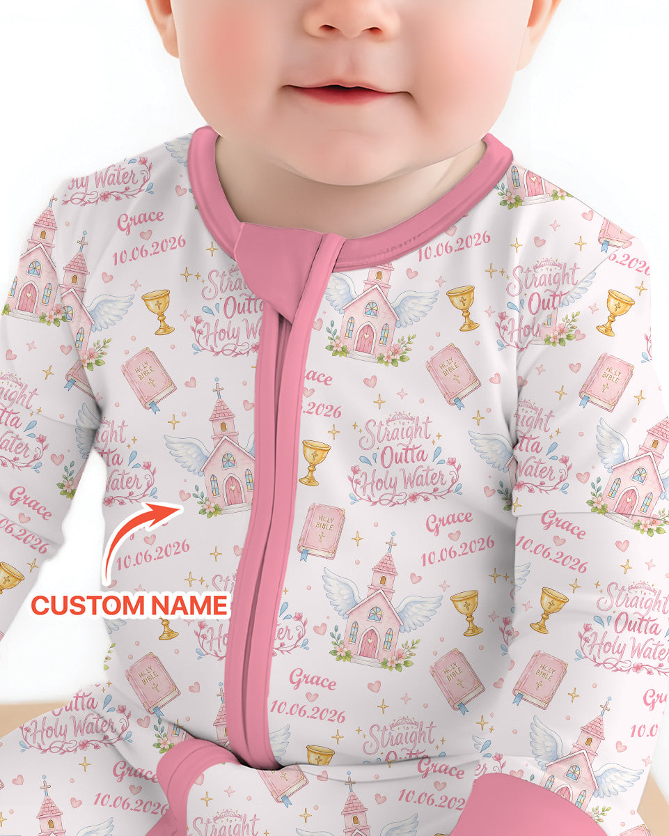 Gerippte Babykleidung mit individuellem Foto - Weich &amp; Skizzenhaft