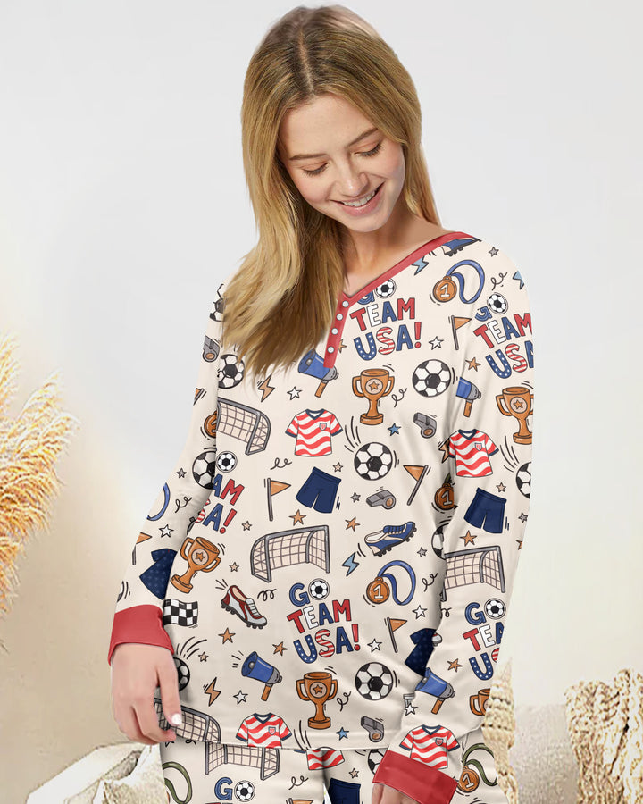 Vorlage Bambus Damen Pyjama Set
