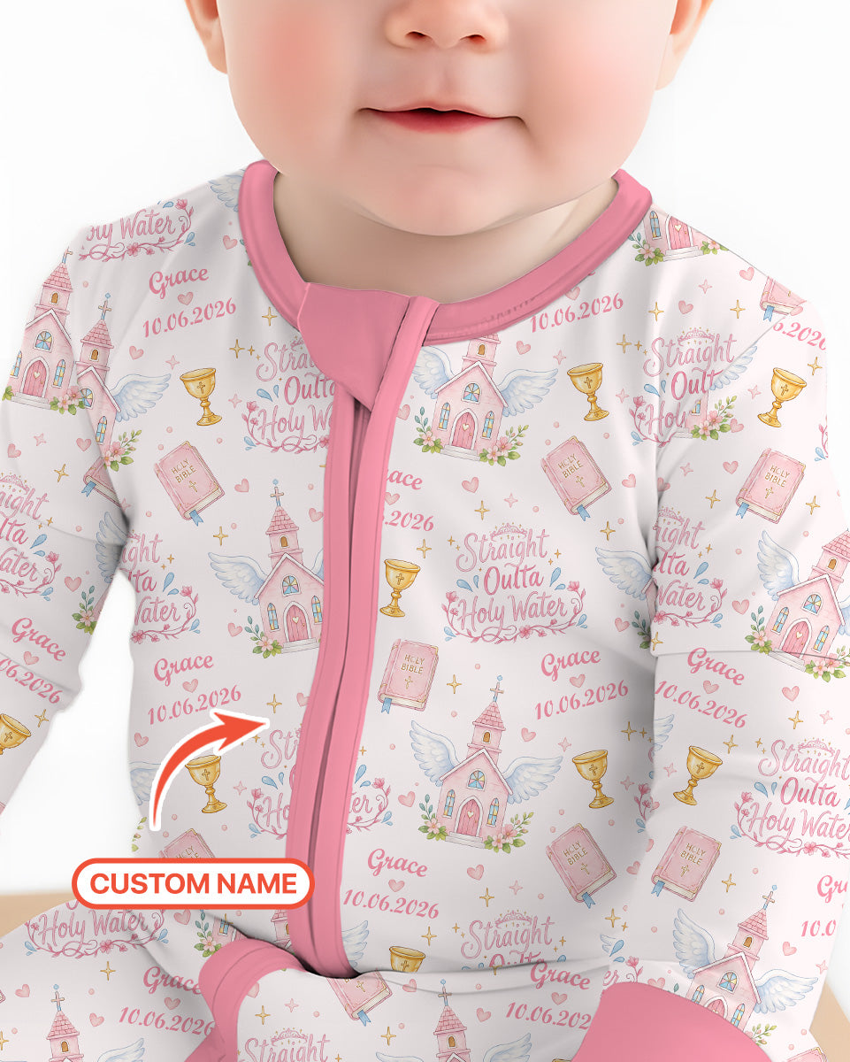 Gerippte Babykleidung mit individuellem Foto - Weich &amp; Skizzenhaft