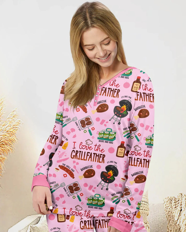 The Grill Father Familien-Pyjama-Set aus Bambus für Damen
