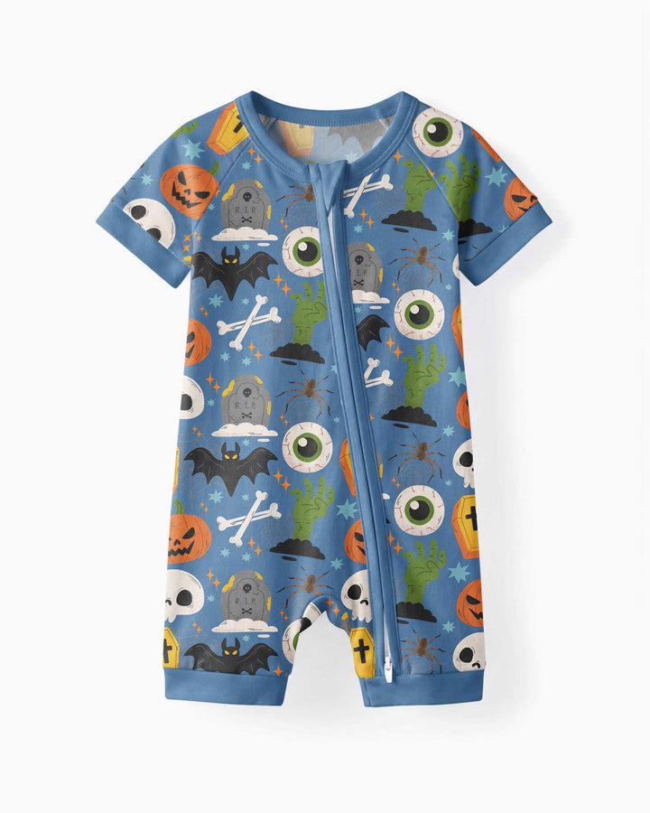 Little Monsters Bamboo Shorty Zippy For Halloween