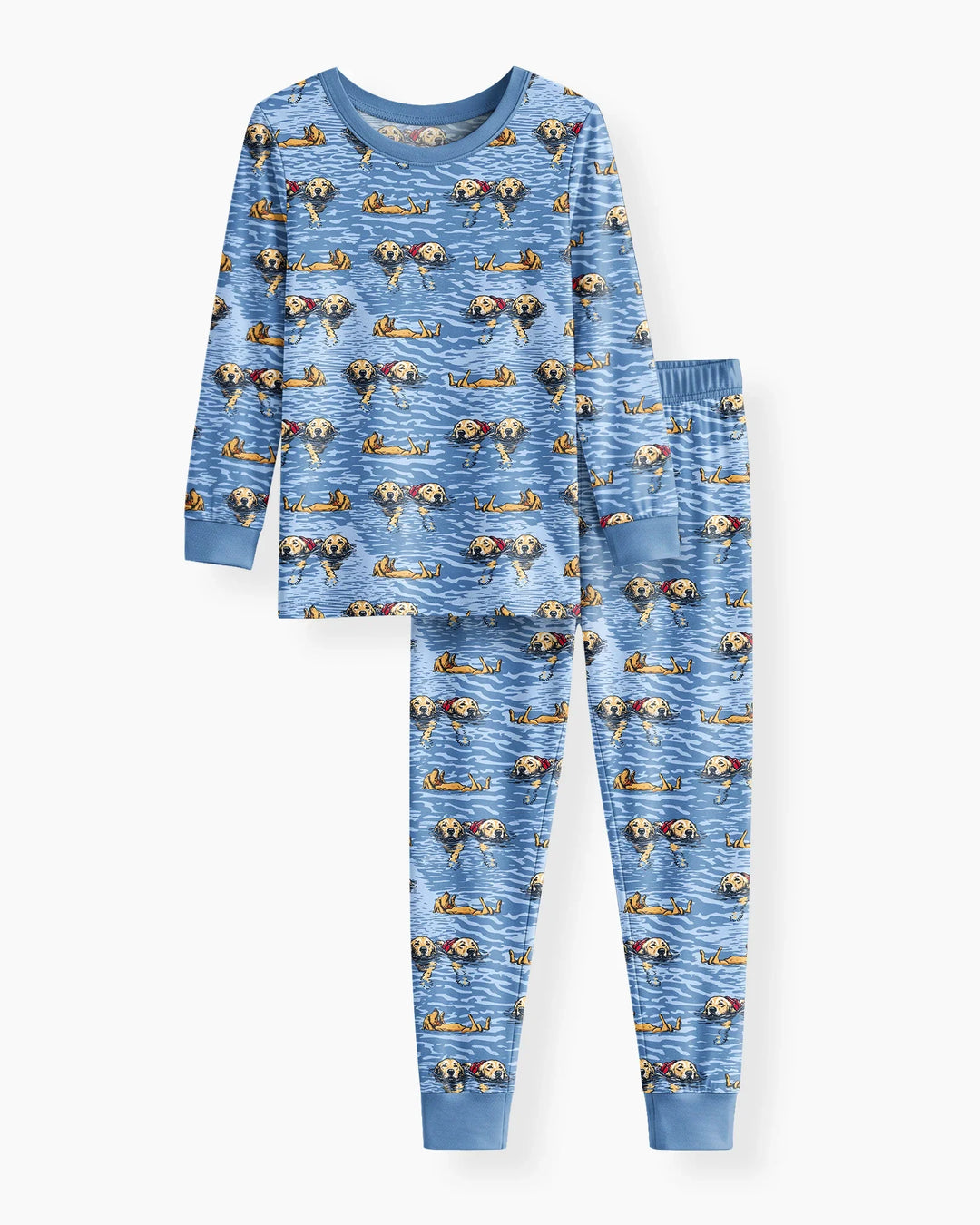 It's Lake Time Bamboo Two Piece Long Sleeve Pajama Set