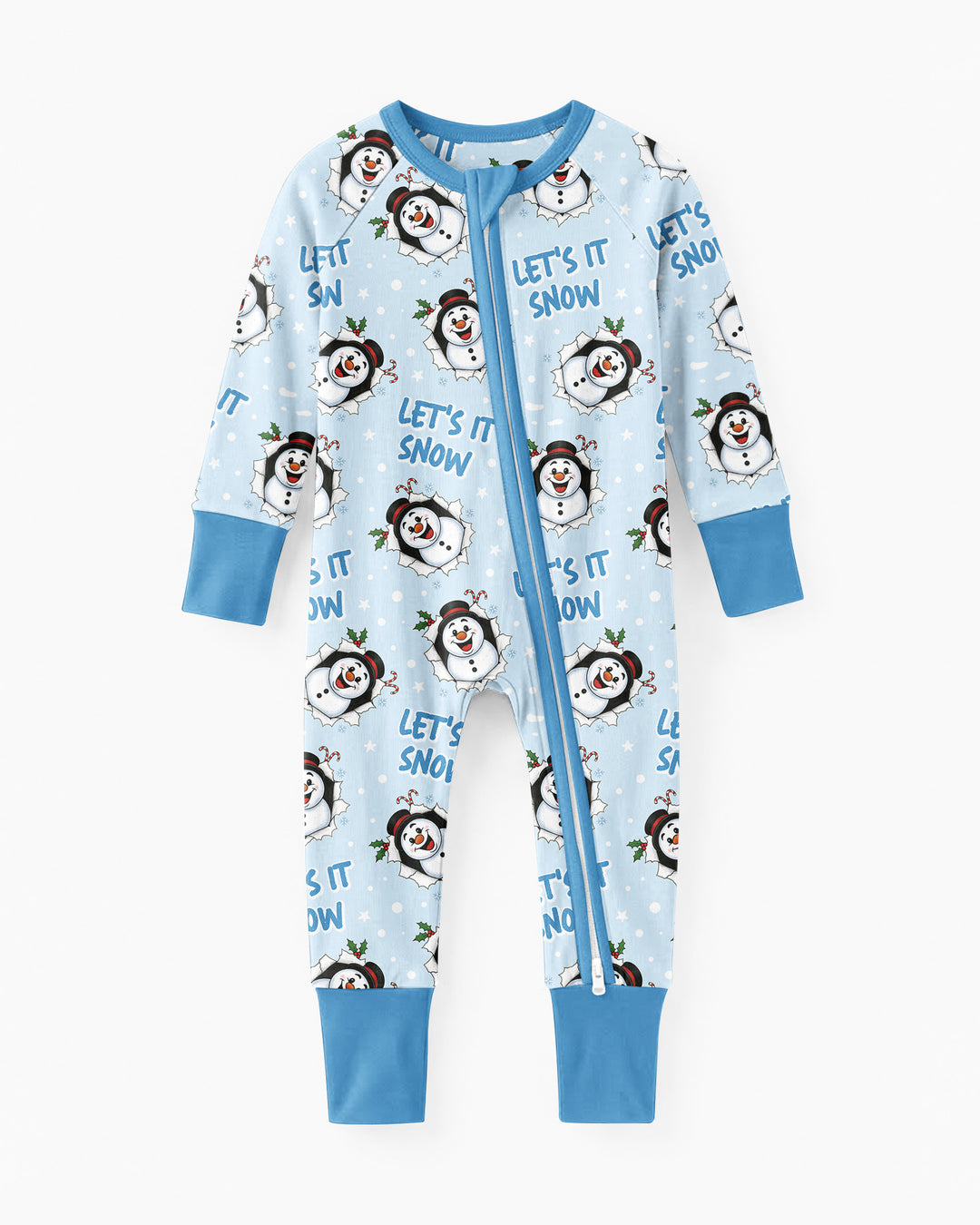 Funny Snowman Bamboo Convertible Zippy