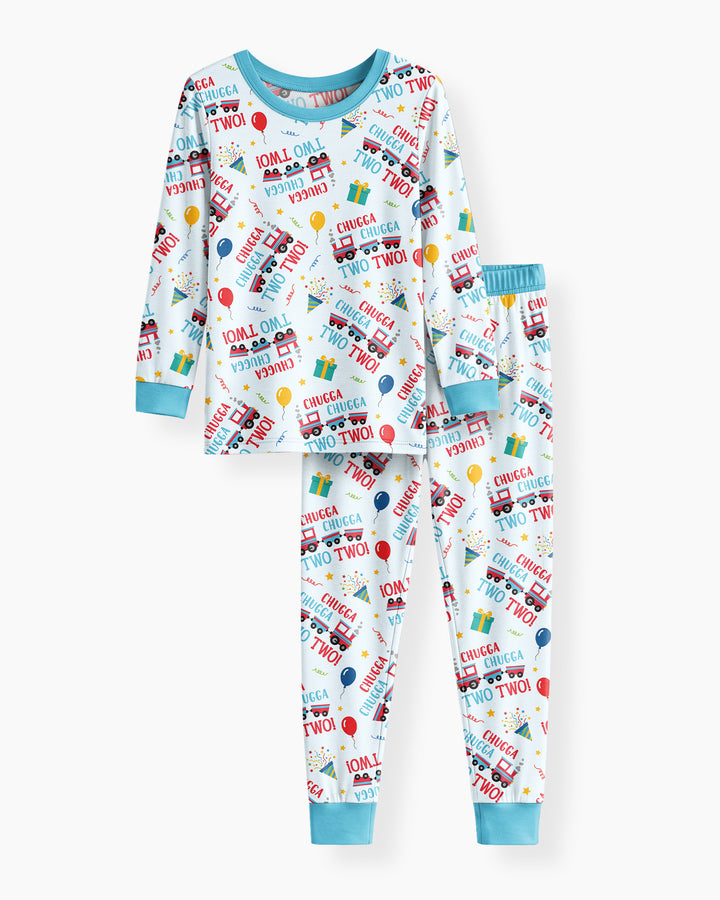 Chugga Chugga Two Bamboo Two Piece Long Sleeve Pajama Set