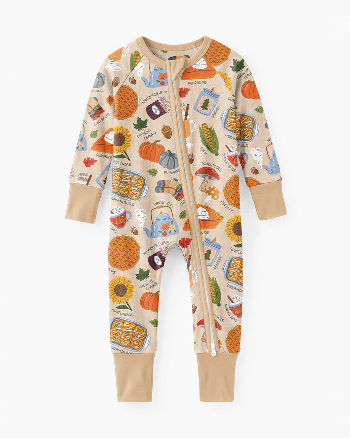 Cozy Season Mommy & Me Matching Bamboo Convertible Zippy
