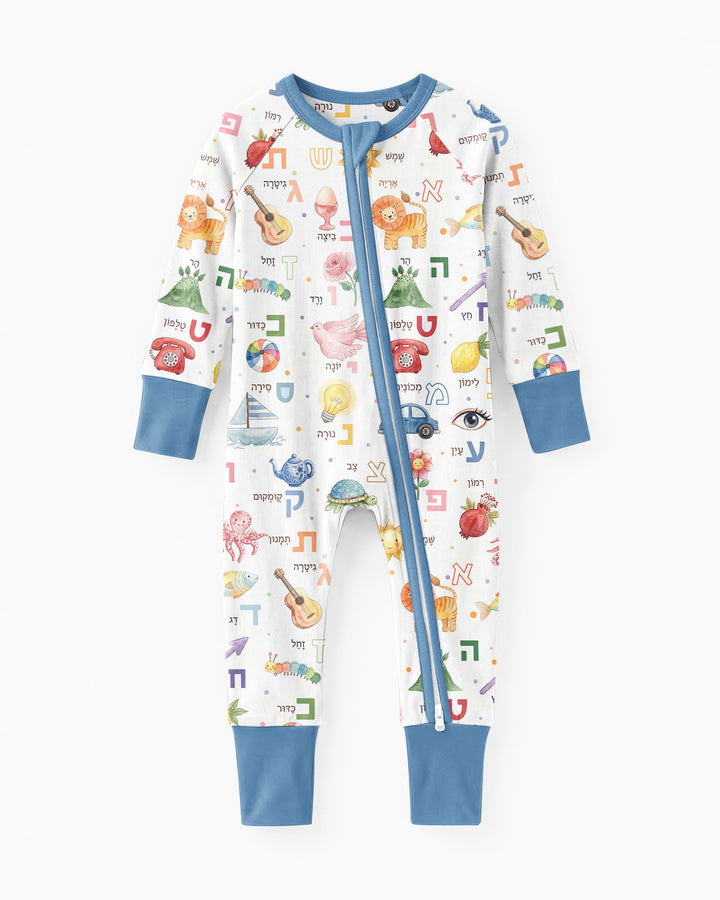 Gerippte Babykleidung mit individuellem Foto - Weich &amp; Skizzenhaft