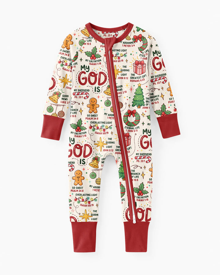 Christmas My God Is Bamboo Convertible Zippy