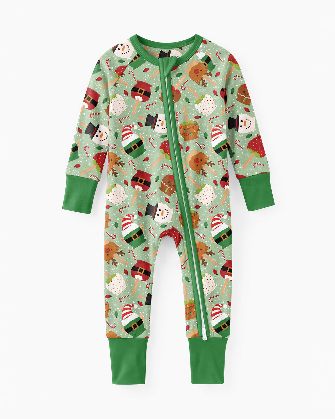 Christmas Cake Pops Family Matching Bamboo Convertible Zippy