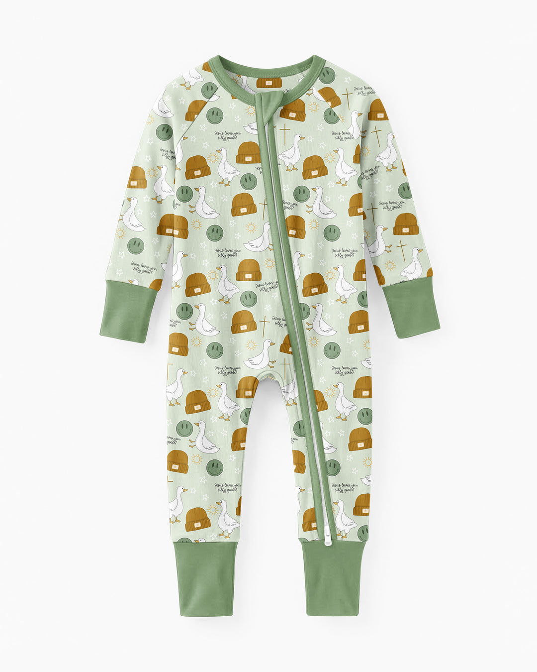 Jesus Loves You Silly Goose Bamboo Convertible Zippy