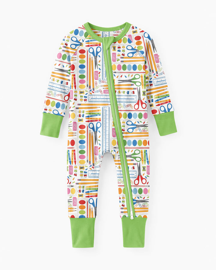 Gerippte Babykleidung mit individuellem Foto - Weich &amp; Skizzenhaft