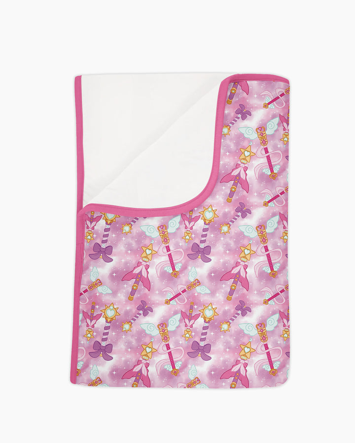Kawaii Magical Girl Wand Bamboo Blanket