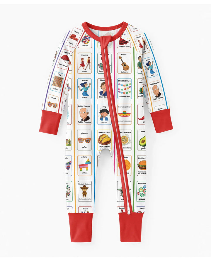 Gerippte Babykleidung mit individuellem Foto - Weich &amp; Skizzenhaft