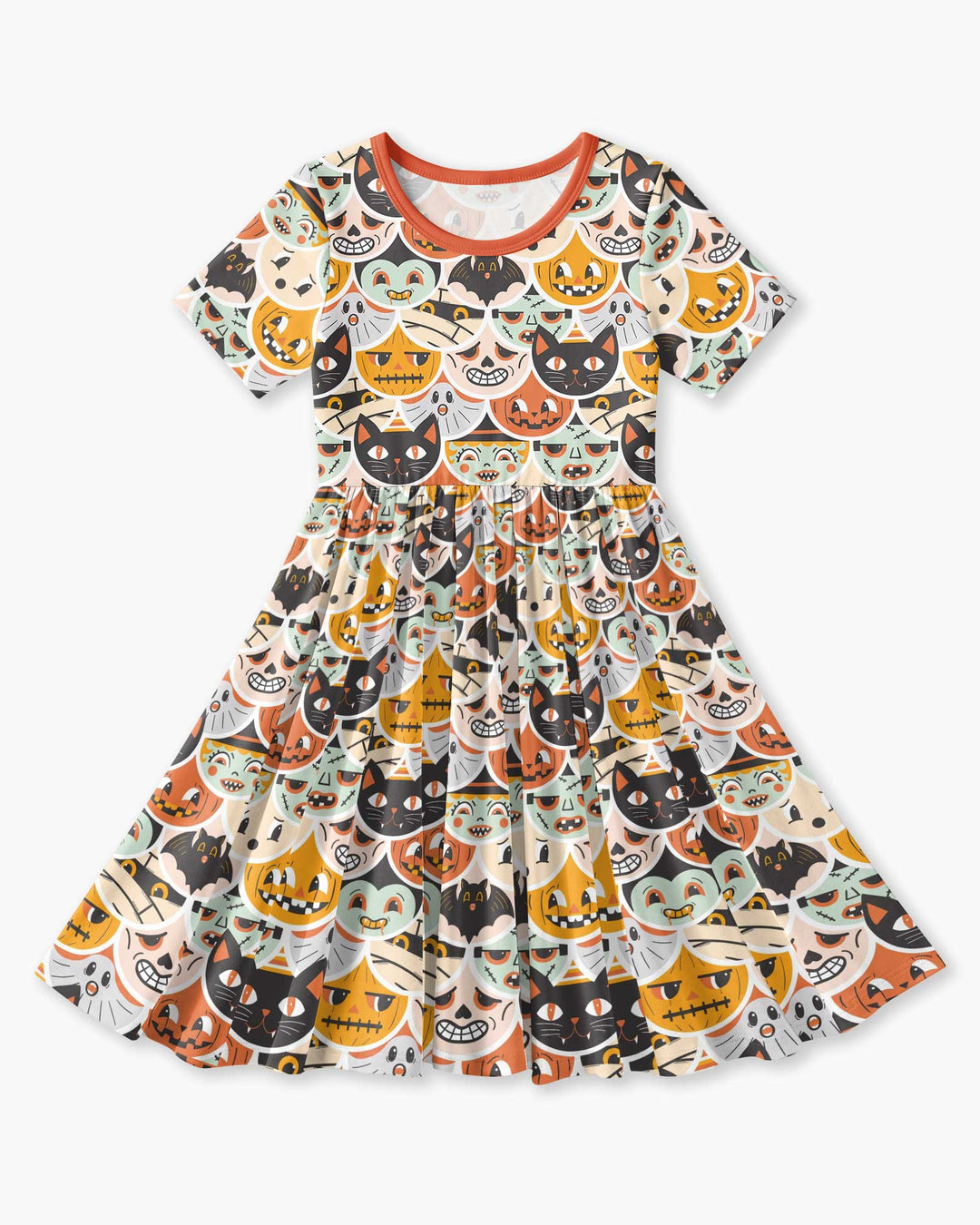 Monster Mash-Up Bamboo Twirl Dress