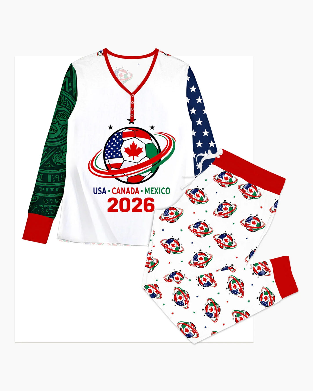 Vorlage Bambus Damen Pyjama Set