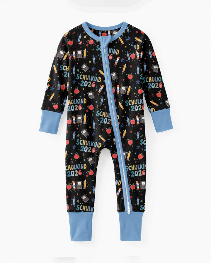 Gerippte Babykleidung mit individuellem Foto - Weich &amp; Skizzenhaft