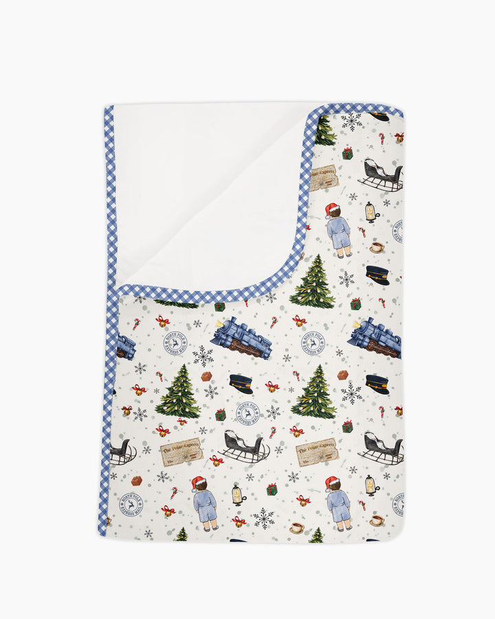 North Pole Adventure Bamboo Blanket