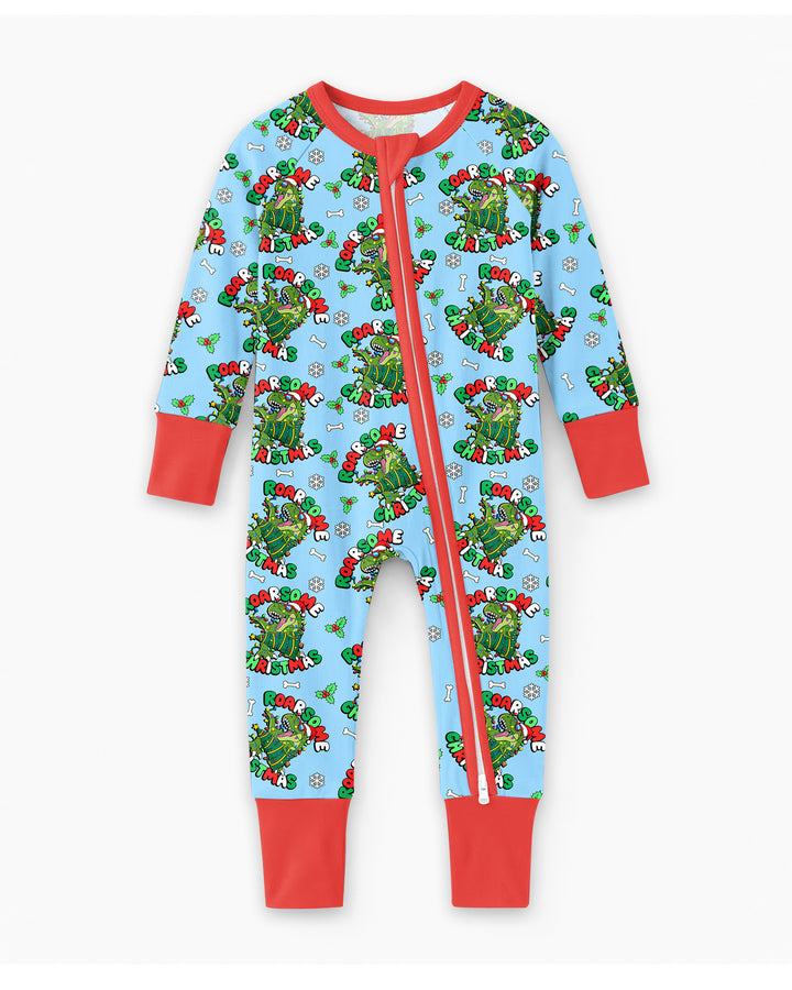 Merry Roarsome Christmas  Bamboo Convertible Zippy