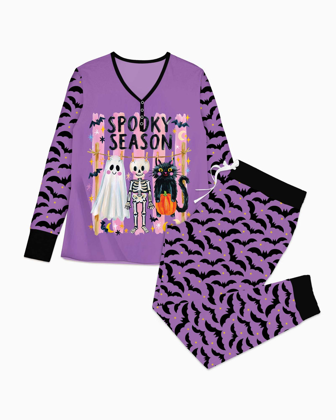 Vorlage Bambus Damen Pyjama Set