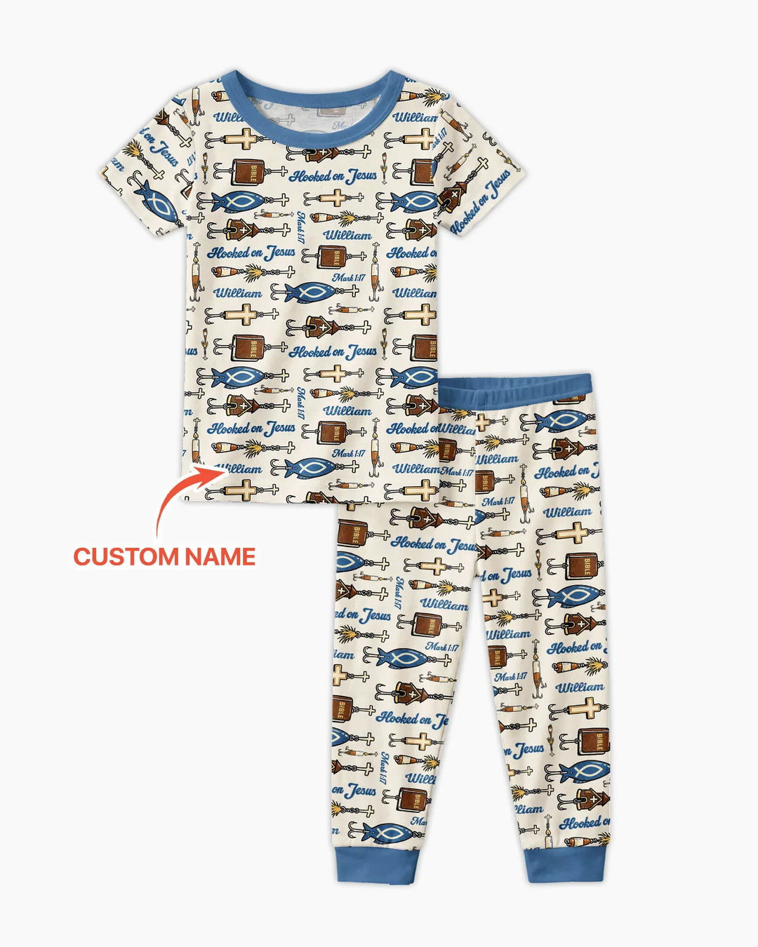 Zweiteiliges, kurzärmliges Pyjama-Set mit Marienkäfern