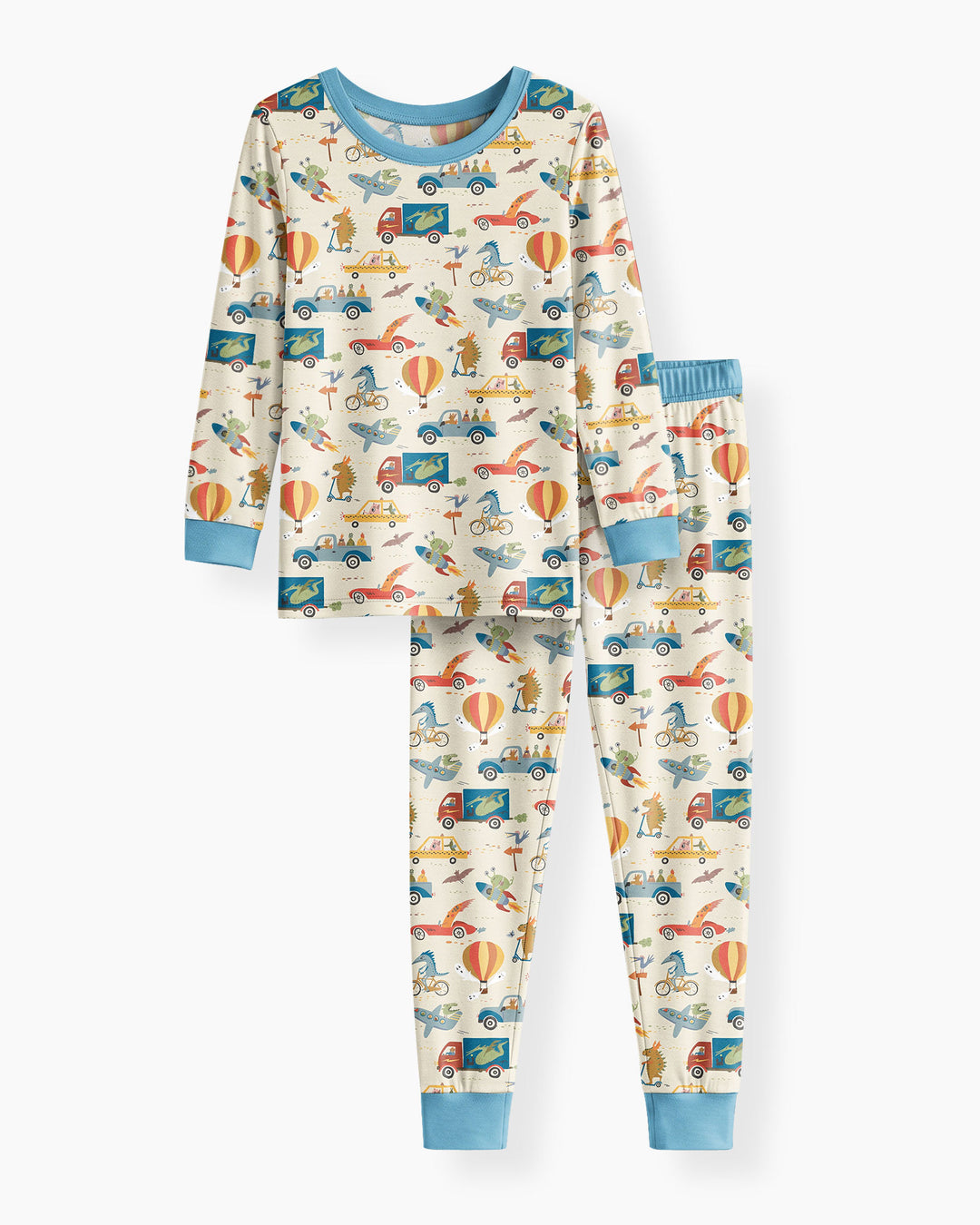 Retro Halloween Potions Bamboo Two Piece Long Sleeve Pajama Set