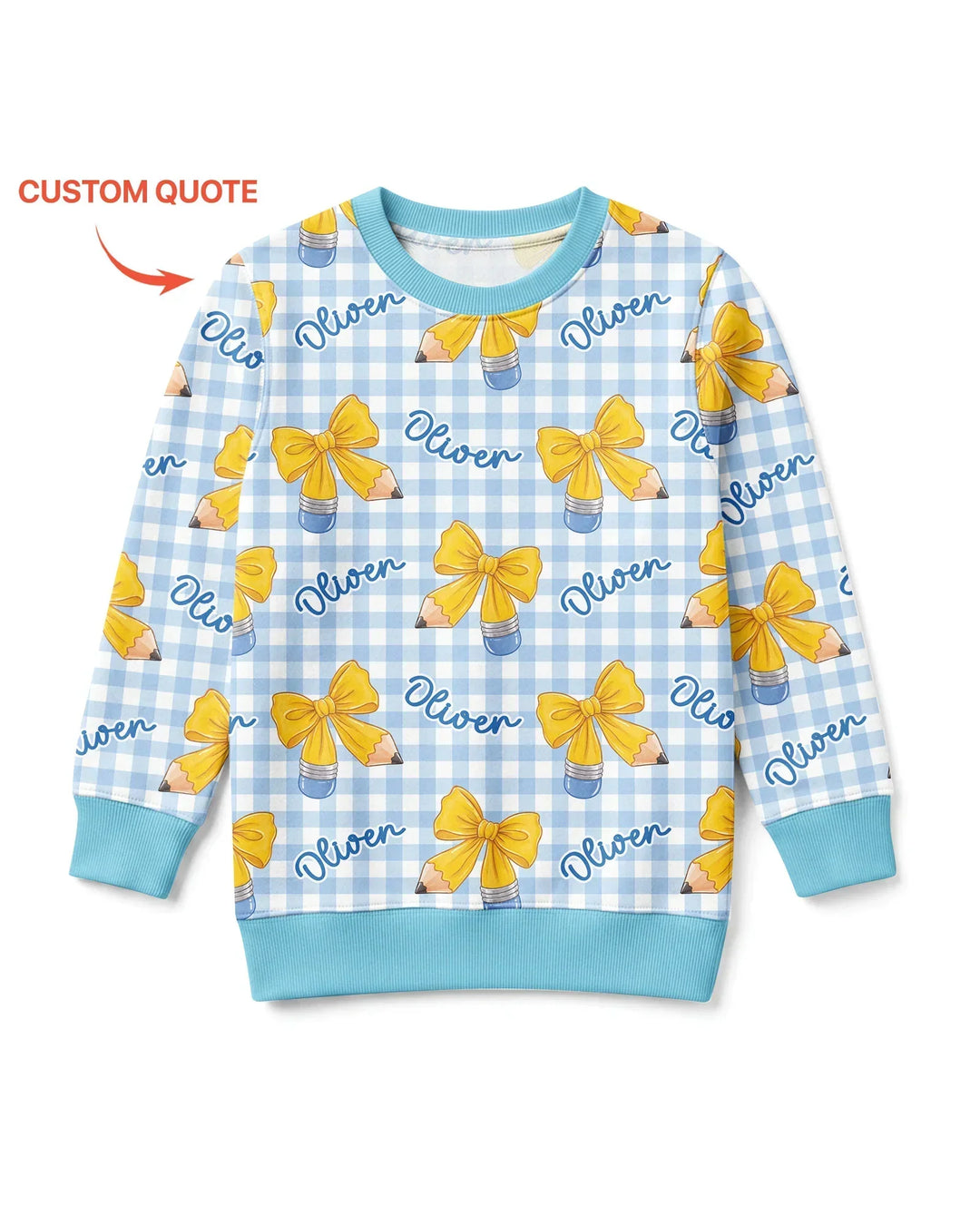 Custom Template Bambus-Rundhals-Sweatshirt