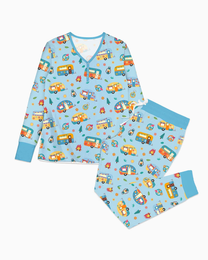 Happy Little Camper Women Pajama Set