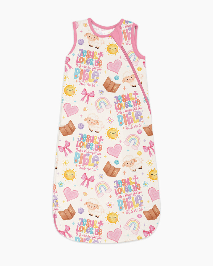 Jesus Loves Me This I Know Bamboo Sleep Bag