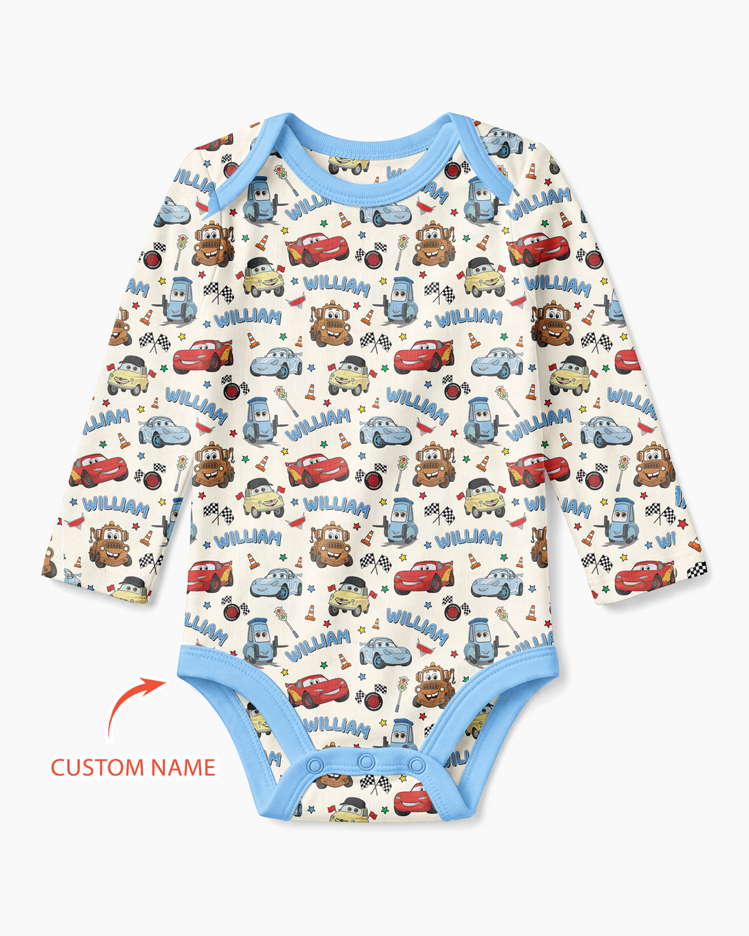 Gerippte Babykleidung mit individuellem Foto - Weich &amp; Skizzenhaft