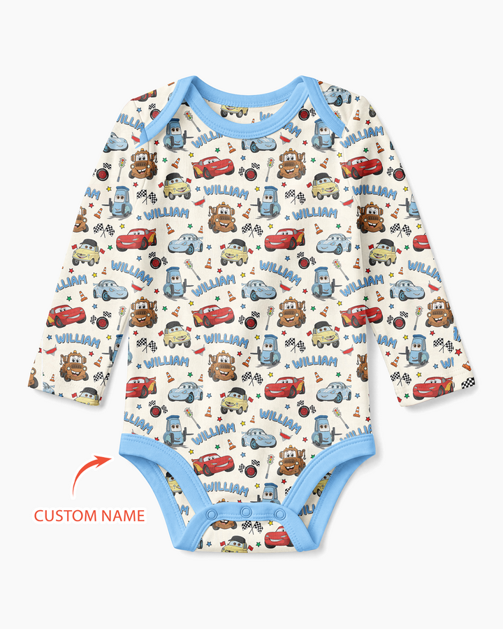 Gerippte Babykleidung mit individuellem Foto - Weich &amp; Skizzenhaft