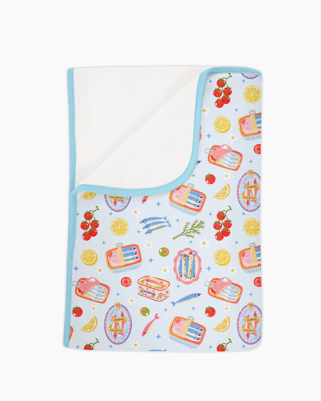 Preppy Sardines Bamboo Blanket