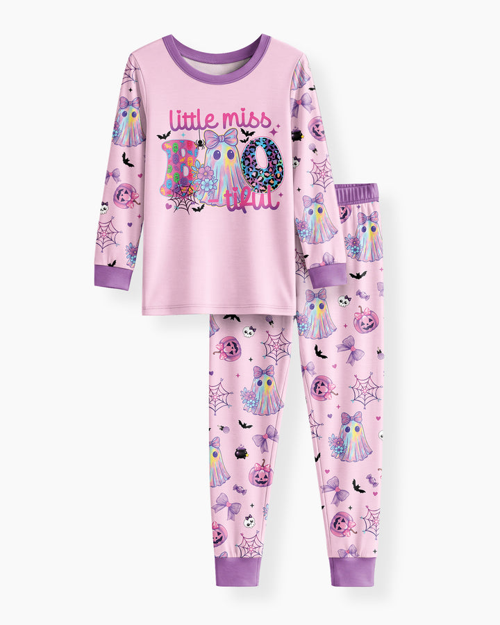 Little Miss Boo-tiful Bamboo Two Piece Long Sleeve Pajama Set