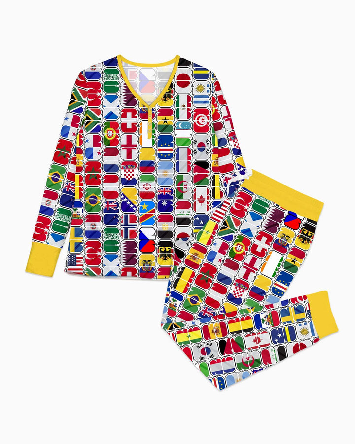 Vorlage Bambus Damen Pyjama Set