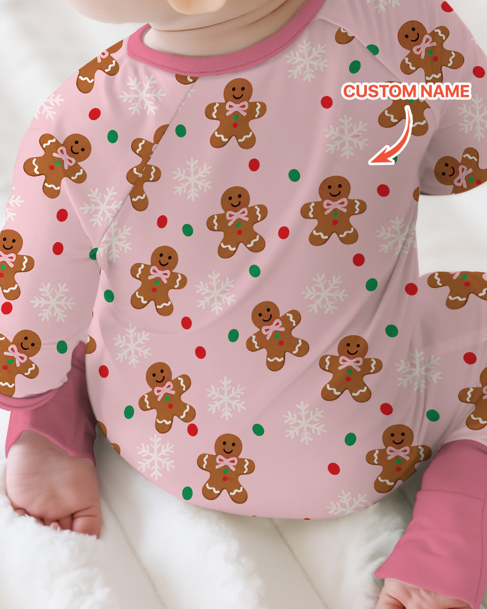 Custom Name My First Christmas  Bamboo Convertible Zippy