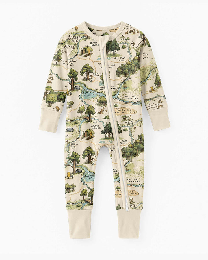 Classic Bear Maps Bamboo Convertible Zippy