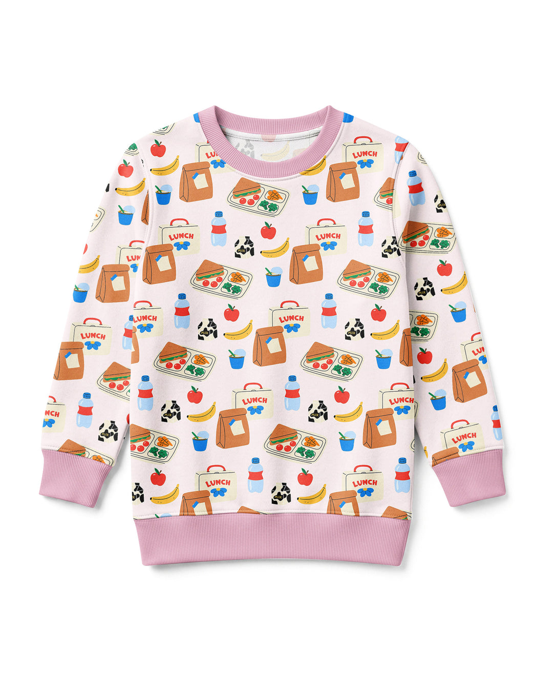 Template Damen-Rundhals-Sweatshirt aus Bambus