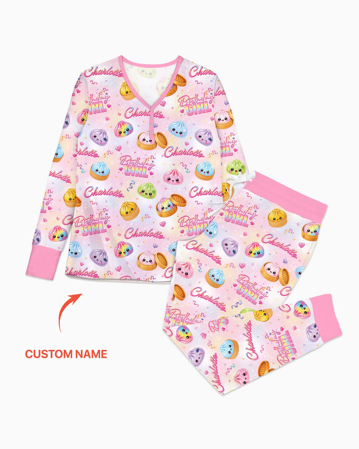 Vorlage Bambus Damen Pyjama Set