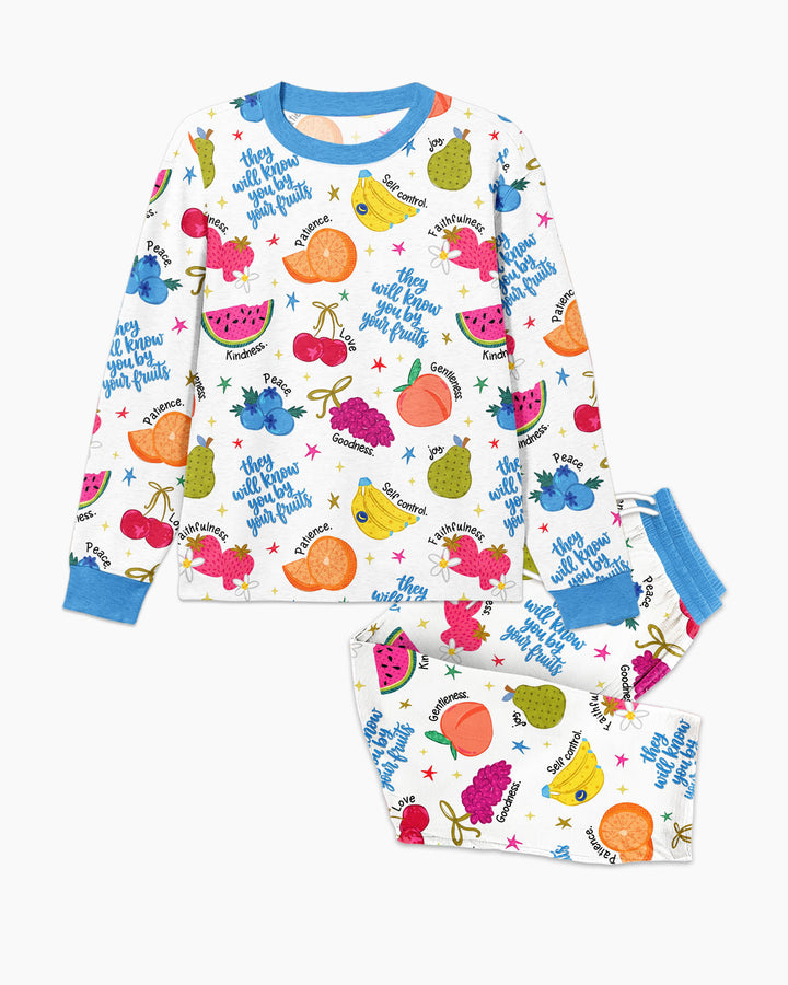 They Will Know You By Your Fruits Bamboo Men's Pajama Set
