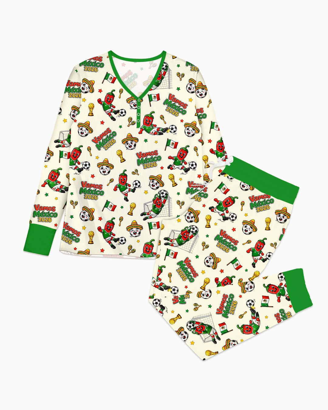 Vorlage Bambus Damen Pyjama Set