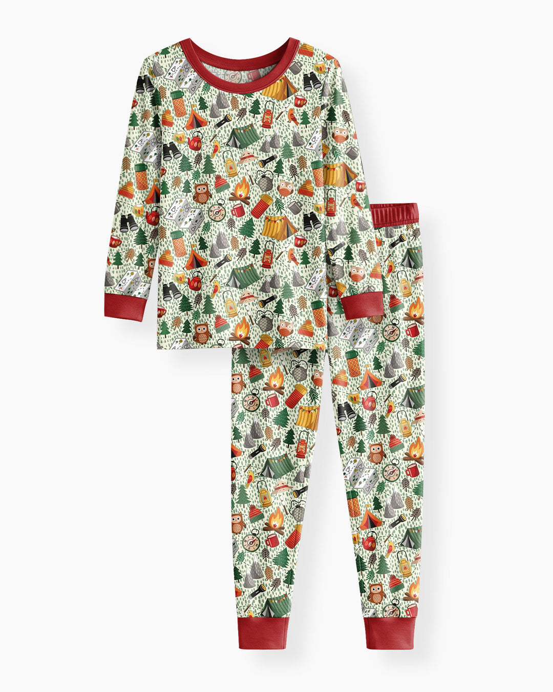 Happy Trails Bamboo Two Piece Long Sleeve Pajama Set