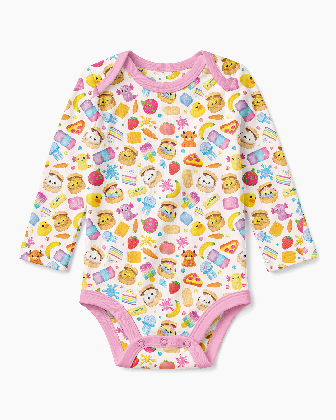 Gerippte Babykleidung mit individuellem Foto - Weich &amp; Skizzenhaft