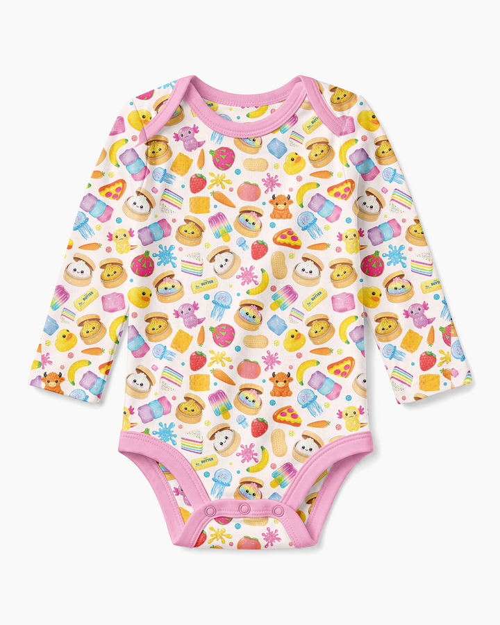 Gerippte Babykleidung mit individuellem Foto - Weich &amp; Skizzenhaft