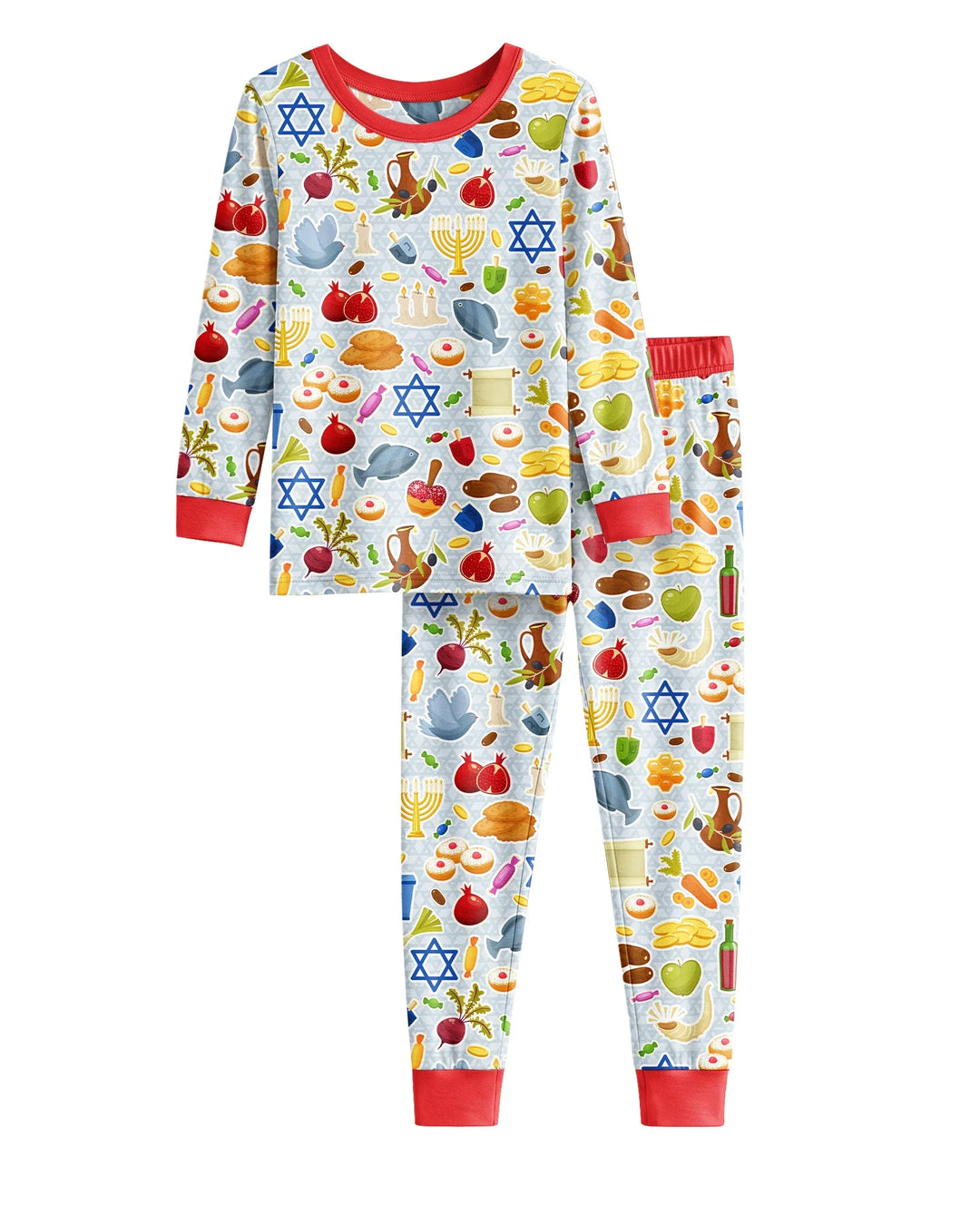 Shana Tovah Bamboo Two Piece Long Sleeve Pajama Set