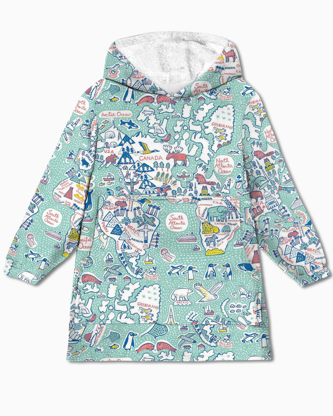 Hello World Wonders Bambus-Deckenhoodie