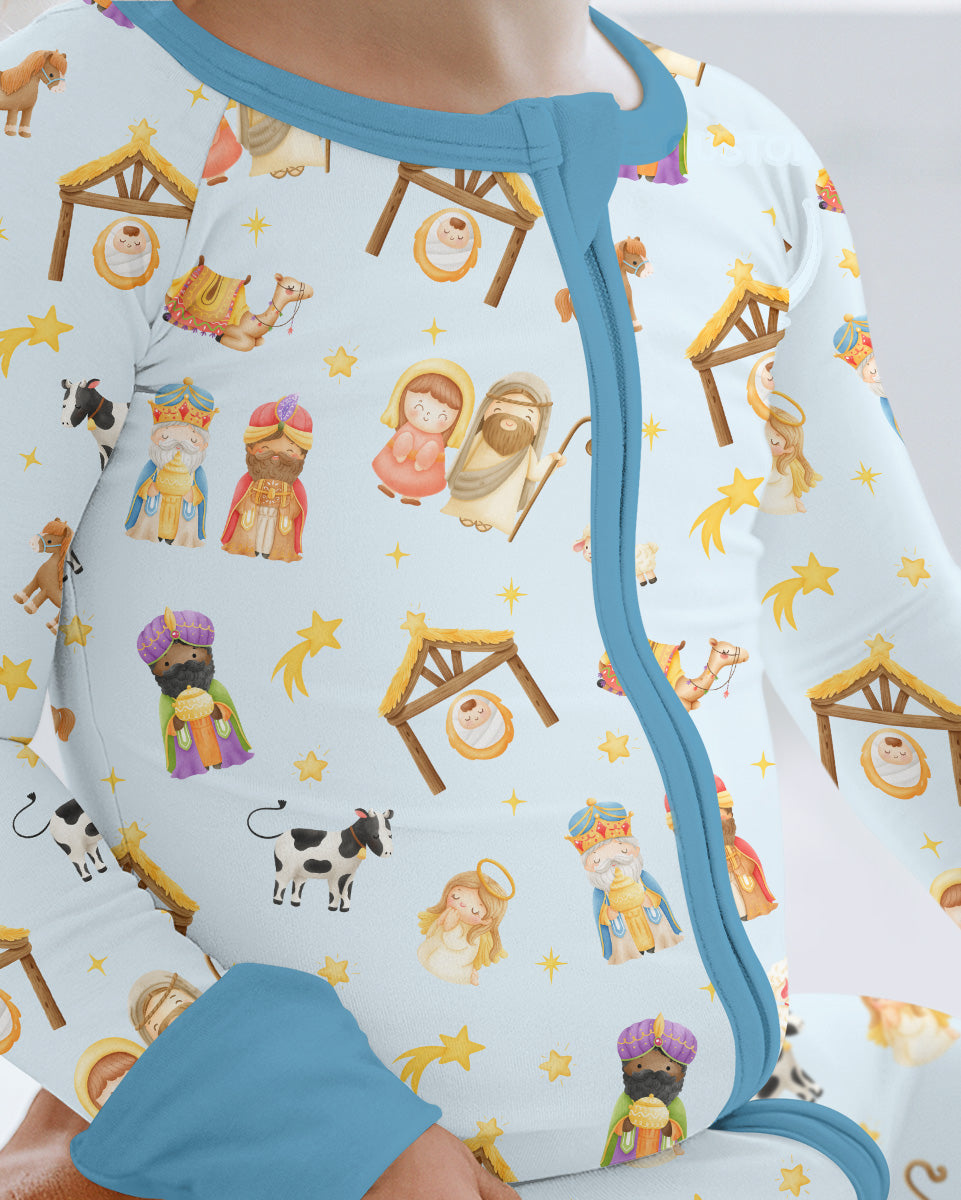 Gerippte Babykleidung mit individuellem Foto - Weich &amp; Skizzenhaft