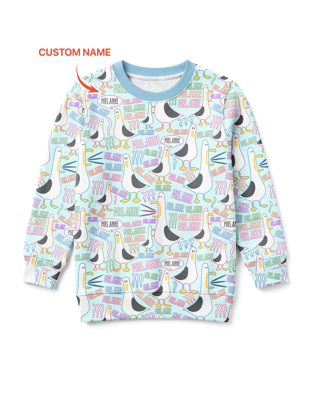 Custom Template Bambus-Rundhals-Sweatshirt