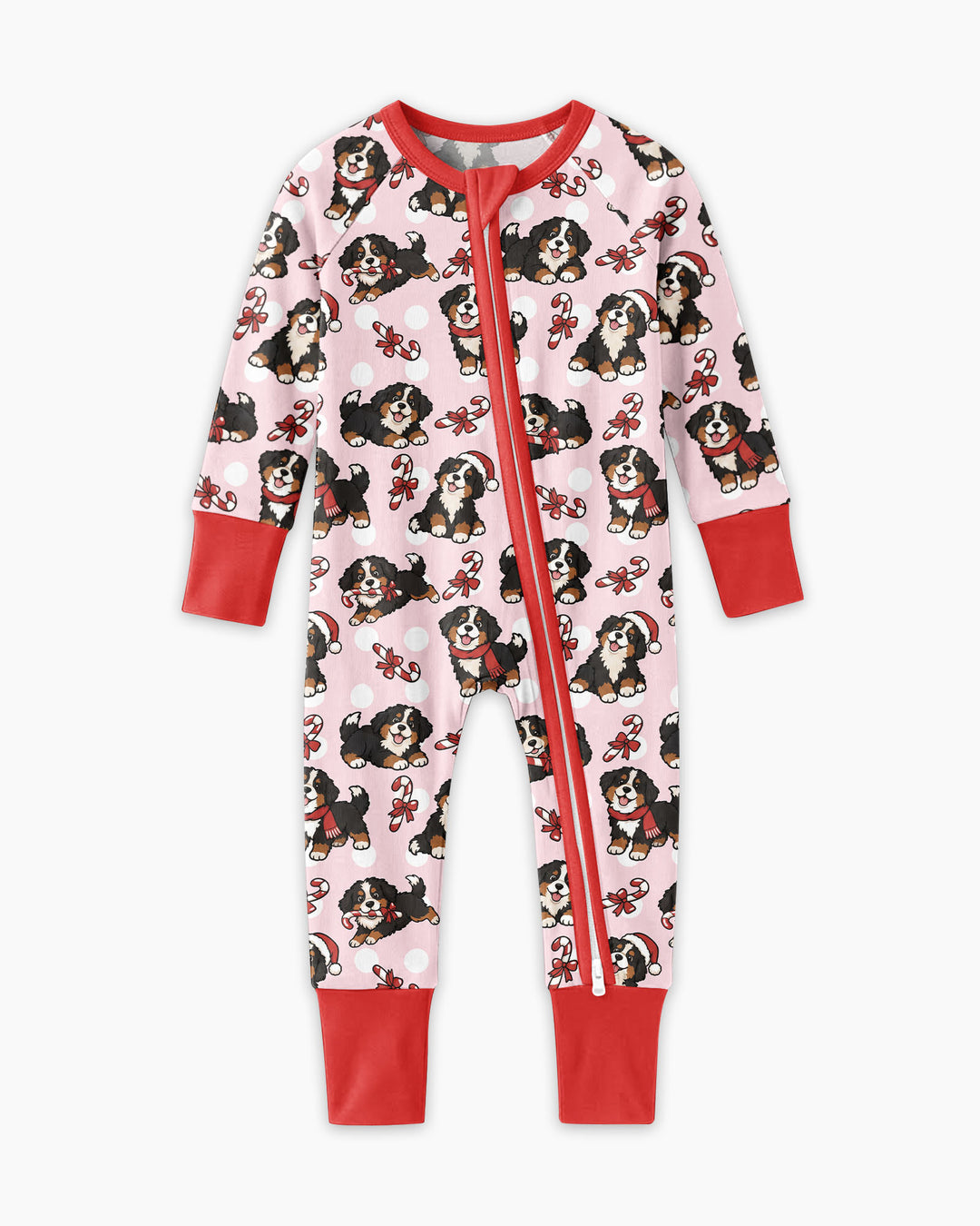 Holiday Bernese Mountain Christmas Dog Bamboo Convertible Zippy