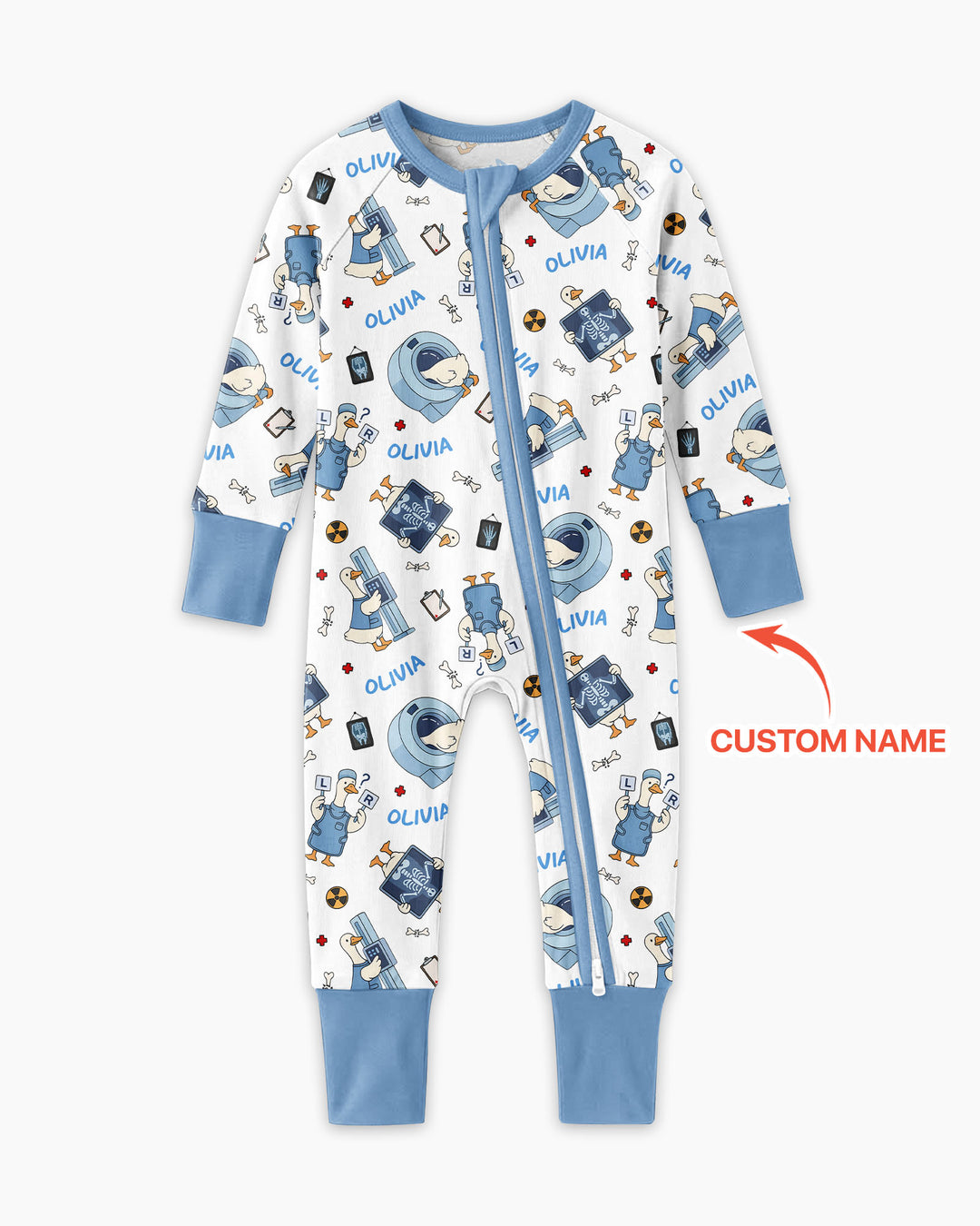 Gerippte Babykleidung mit individuellem Foto - Weich &amp; Skizzenhaft
