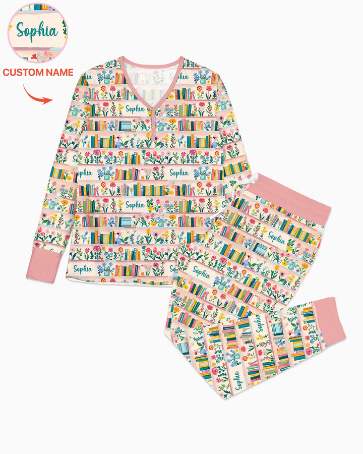 Vorlage Bambus Damen Pyjama Set